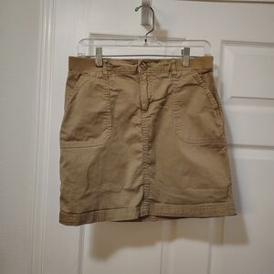 Lee RIders Tan Mini Skorts with Pockets